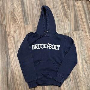 Bruce Bolt Kids Navy Hoodie